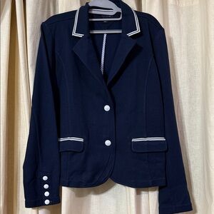 Tommy Hilfiger Navy Blazer with White Trim